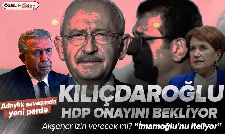 HDP onay verirse aday hazır!