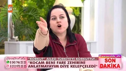 Eşini fare zehriyle zehirlemek istemişti! Esra Erol’da stüdyo karıştı: Yumruklar havada uçuştu