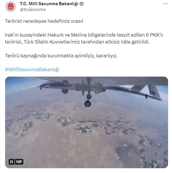 msb-duyurdu-turk-silahli-kuvvetleri-tarafindan-6-terorist-etkisiz-hale-getirildi-1686845266193.jpg Türk Silahlı Kuvvetleri tarafından 6 terörist etkisiz hale getirildi! MSB: Terörist neredeyse hedefimiz orası! - 1