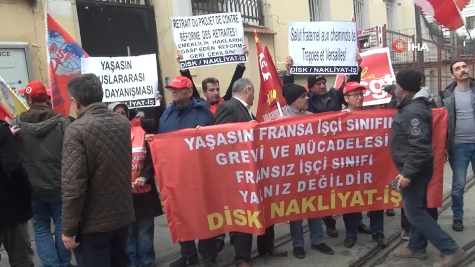 Nakliyat-İş’ten Fransız işçilerine destek
