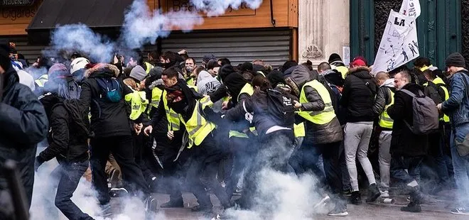 Son dakika: Fransa’da sarı yeleklilerin gösterisi yasaklandı