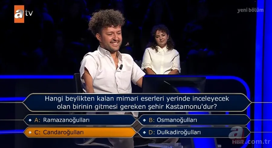 Milyoner’de heyecan dolu anlar! 500 binlik soruda risk aldı 15