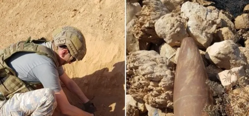 Son dakika: MSB: Barış Pınarı Harekatı bölgesinde top mühimmatı imha edildi