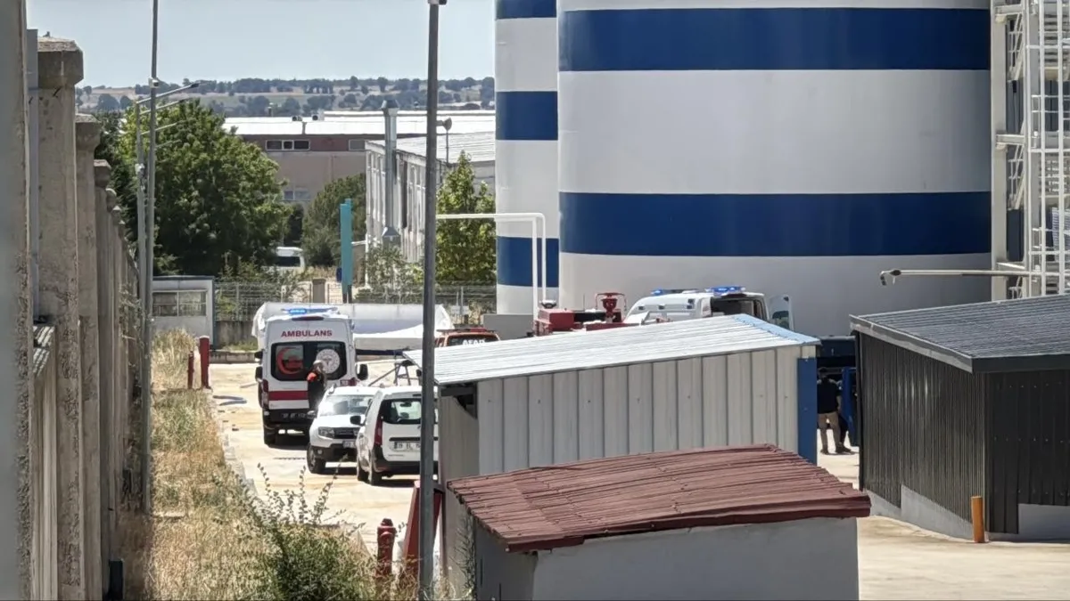 Kırklareli'nde içecek fabrikasında patlama: 2 ölü
