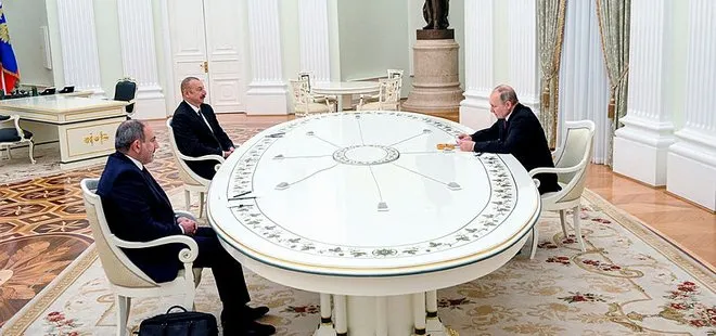 Putin, Aliyev ve Paşinyan ile görüştü