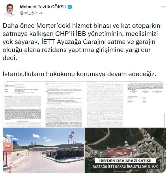 İBB’nin skandal satışına mahkemeden ret! AK Partili Tevfik Göksu'dan flaş açıklama - 5