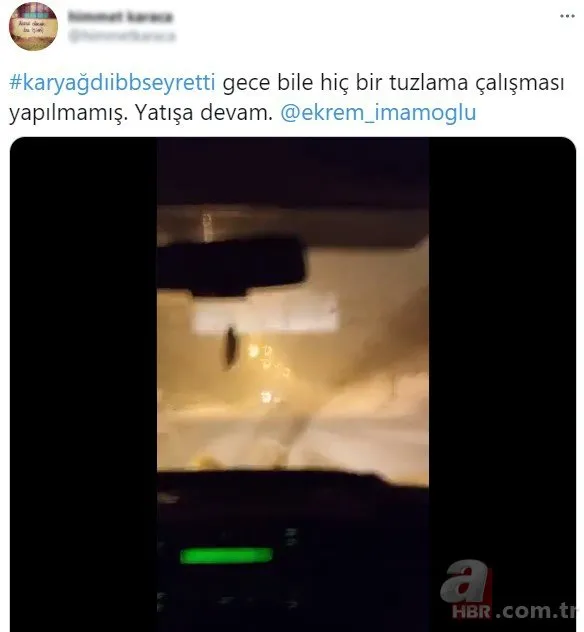 İstanbul Büyükşehir Belediyesi tedbir almadı İstanbul’da hayat durdu! Ekrem İmamoğlu’na büyük tepki