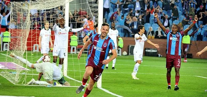 Dev maçta Trabzonspor, Beşiktaş’ı mağlup etti