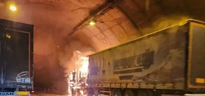 İzmir’de Bayraklı Tüneli’nde TIR’da yangın çıkmıştı! Nedeni belli oldu