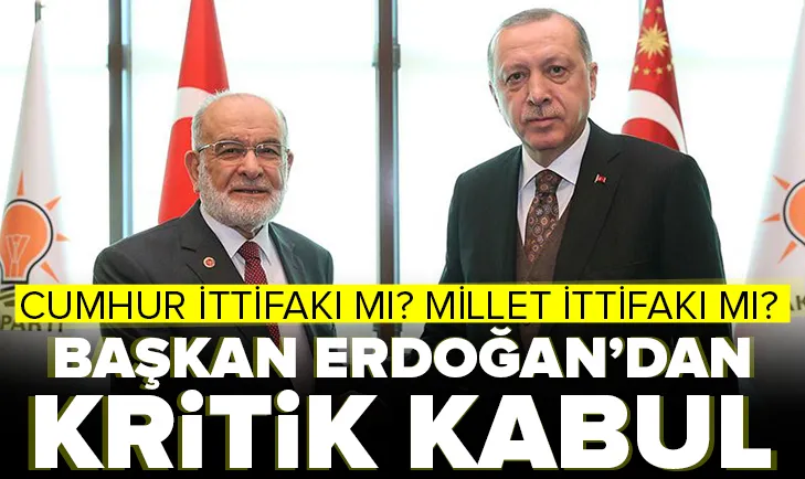 Erdoğan, Karamollaoğlunu kabul edecek