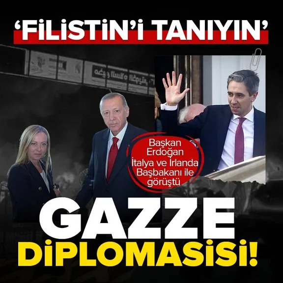 Başkan Erdoğan’dan Gazze diplomasisi! İtalya Başbakanı ve İrlanda Başbakanı ile telefonda görüştü! İşte ele alınan konular...