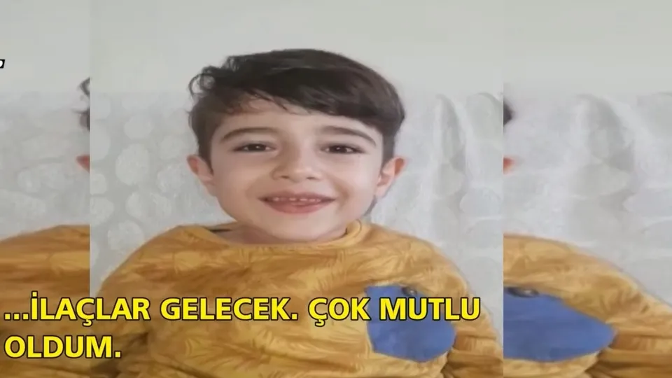 SMA hastası Umutcan’ın büyük sevinci