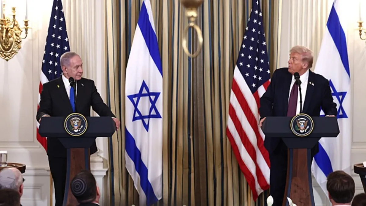 ABD Başkanı Trump'tan Gazze açıklaması: Yeni bir sayfa açılıyor | Netanyahu ile toplantıda Başkan Erdoğan'a övgüler