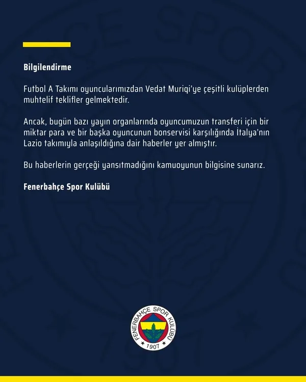 Son dakika | Fenerbahçe "anlaşma" haberlerini yalanladı - 2