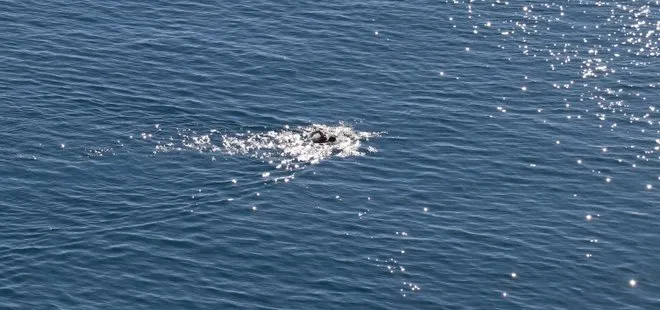 Antalya'da vatandaşların deniz keyfi: 20 dereceyi görüd