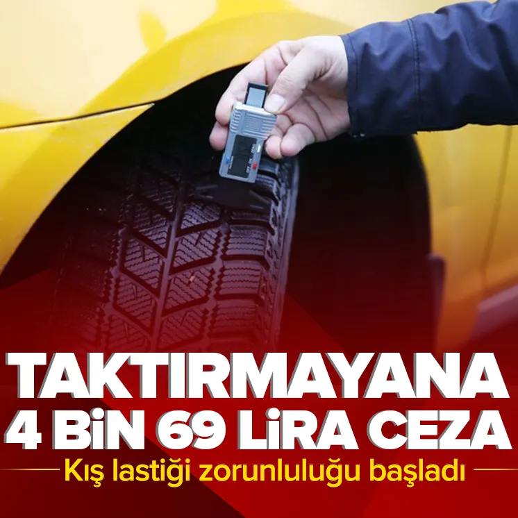 Kış lastiği kullanım zorunluluğu başladı