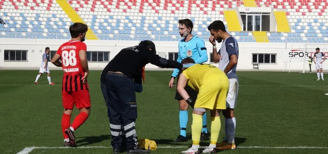 Bölgesel Amatör Lig maçında ender görülen olay