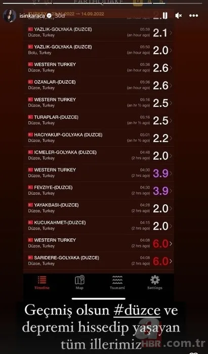 Düzce depreminin ardından ünlü isimlerden peş peşe paylaşımlar geldi 8