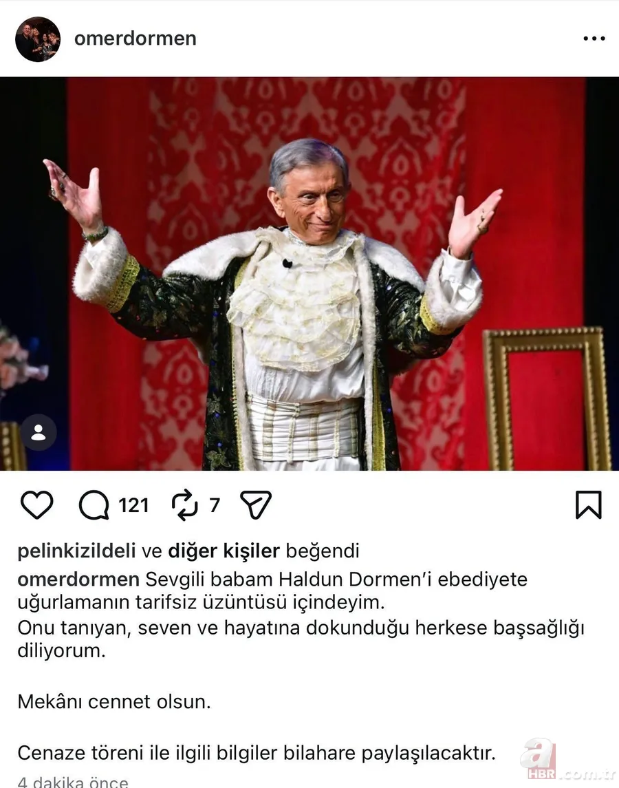 Cenaze programı netleşti: Haldun Dormen'in vasiyeti yerine getirilecek 2