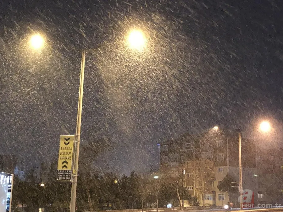 Kar yağışı yurda giriş yaptı! Edirne'de kar yağışı başladı... 9