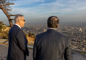 Bakan Fidan Şeybani ile Kasyun Dağı’ndan Şam’ı seyretti