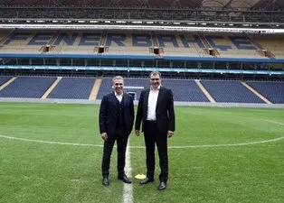Ersun Yanal Ülker Stadı'na geldi! İşte ilk görüntüler...