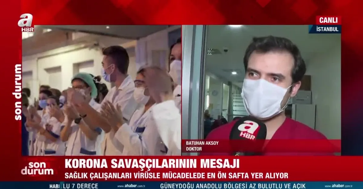 Koronavirüs savaşçılarının 14 Mart Tıp Bayramı mesajı