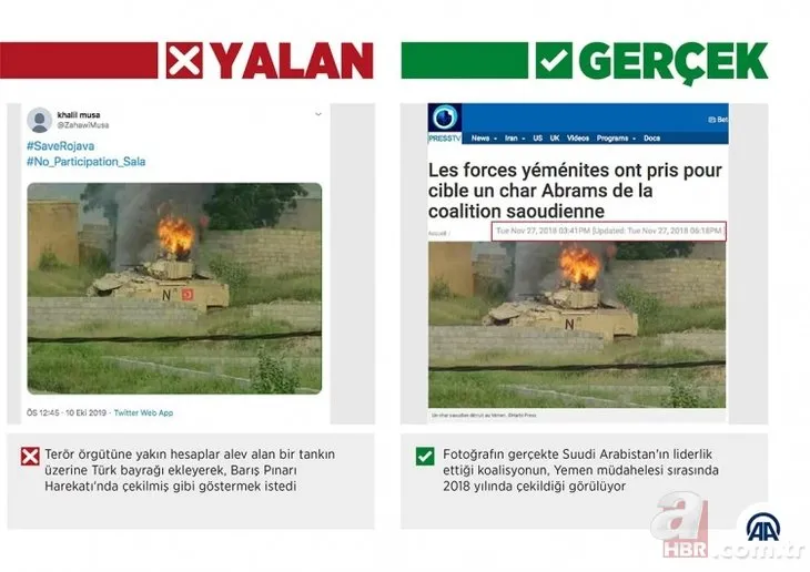 Terör sevicilerin son yalanı!