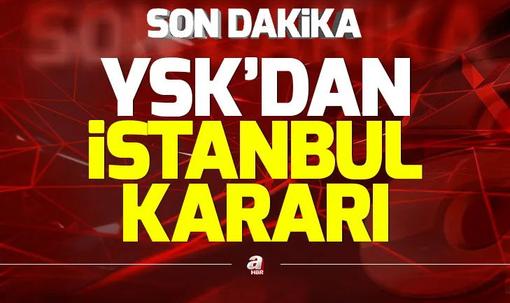 İstanbulda seçimler yenilenecek!