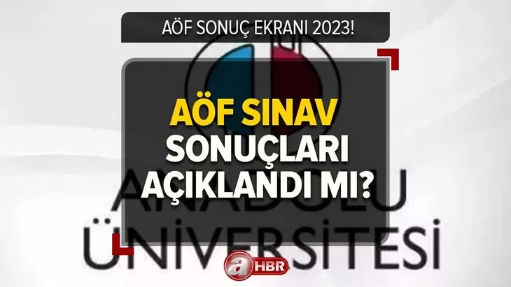 AÖF VİZE SONUÇLARI SORGULA! Anadolu Üniversitesi sınav sonuçları açıklandı mı? aosogrenci.anadolu.edu.tr