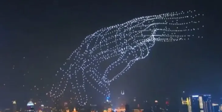 Drone şov Guinness Rekorlar Kitabı’na girdi