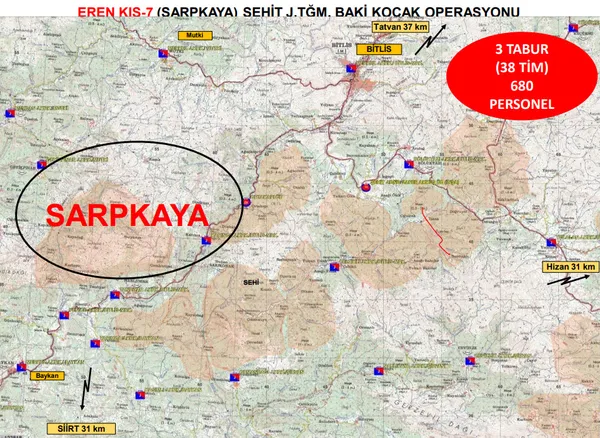 Son dakika: Bitlis’te PKK’ya ağır darbe! Eren Kış-7 operasyonu başladı