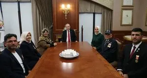 Başkan Erdoğan gazileri kabul etti