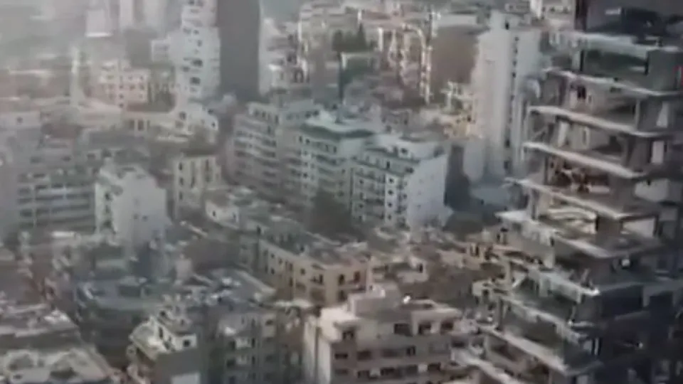 Patlamanın ardından Beyrut! Yıkım havadan görüntülendi manzara yürekleri yaktı