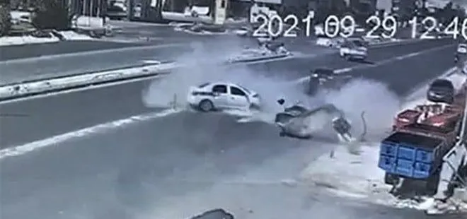 Şanlıurfa’da feci kaza: Havada parçalandı