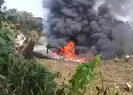 Kolombiyada askeri nakliye uçağı düştü
