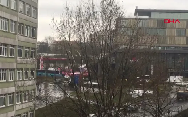 Şişli Belediye binasında yangın