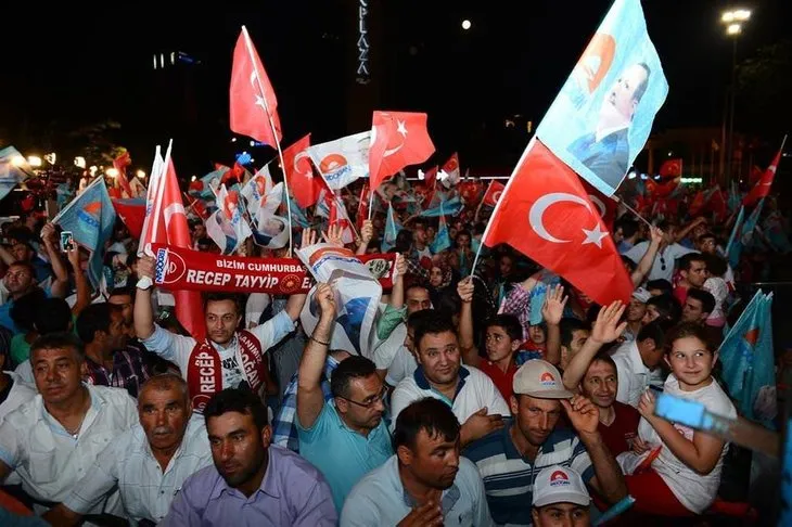 Tüm Türkiye’de Erdoğan sevinci