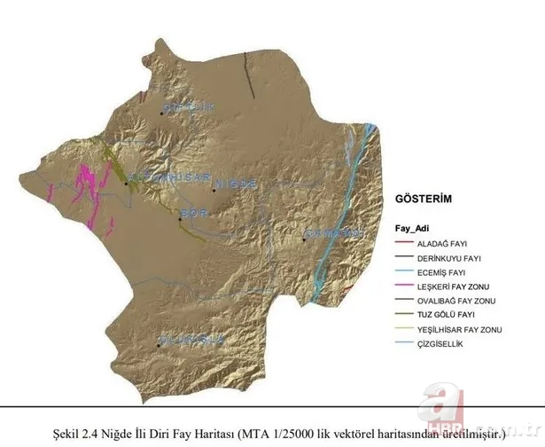 Niğde deprem bölgesi mi, kaçıncı derece? Niğde hangi fay hattı üzerinde? İşte riskli ilçeler... 11