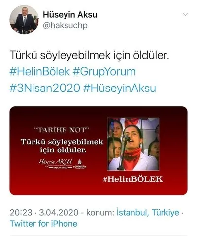 CHP’li Ekrem İmamoğlu’nun yardımcısı Hüseyin Aksu’dan skandal paylaşım - 1