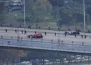15 Temmuz Şehitler Köprüsünde Formula 1 tanıtım çekimleri havadan görüntülendi