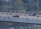 15 Temmuz Şehitler Köprüsünde Formula 1 tanıtım çekimleri havadan görüntülendi