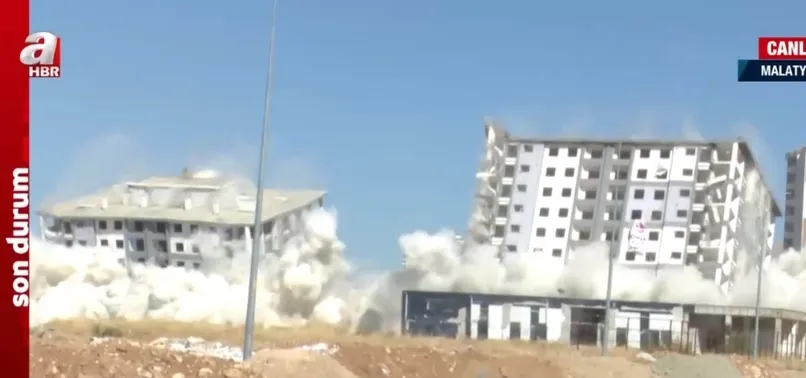 Ağır hasarlı binalar dinamitle yıkılıyor! Dinamitle yıkım nasıl gerçekleştiriliyor?