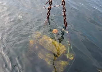 Denizin dibinden tank çıkardılar