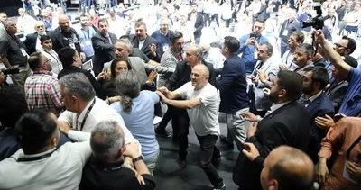 Beşiktaş Genel Kurulu'nda kavga! Ahmet Nur Çebi ve yönetimi eleştirdi ortalık karıştı