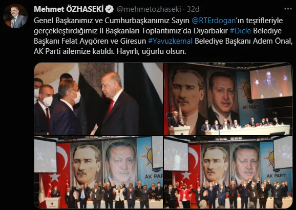 2 belediye başkanı daha AK Parti'ye katıldı - 1