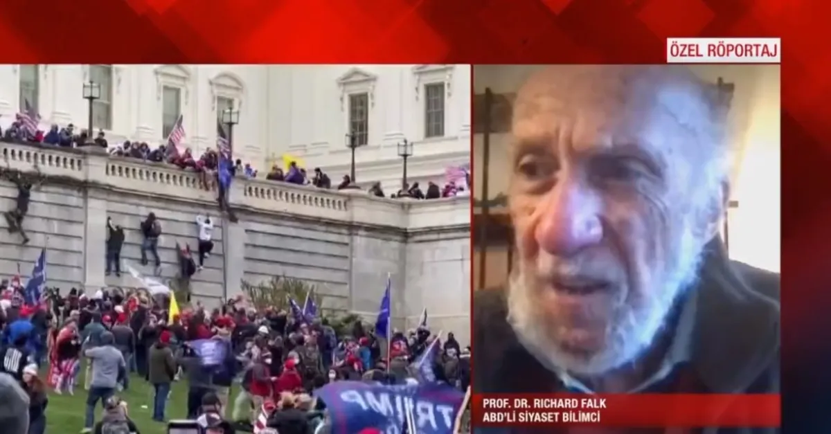ABD'li Siyaset Bilimci Prof. Dr. Richard Falk: ABD ikiye bölündü! Yeni kalkışmalar olabilir!