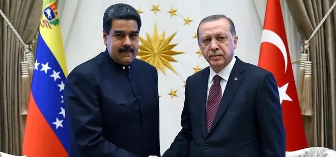 Son dakika: Başkan Erdoğan Maduro ile görüştü