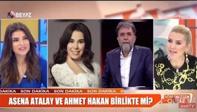 Ahmet Hakan için bomba aşk iddiası! Ahmet Hakan ile Asena Erkin birlikte mi?