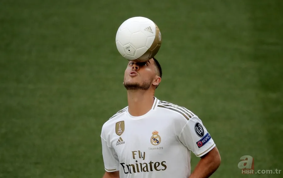 Real Madrid, en pahalı transferi Eden Hazard'ı tanıttı 15
